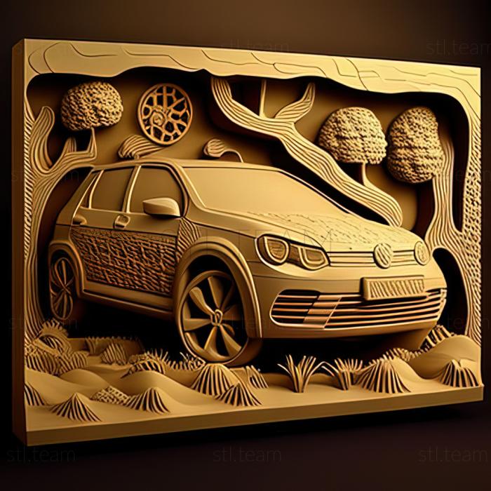 3D модель Volkswagen Golf Plus (STL)